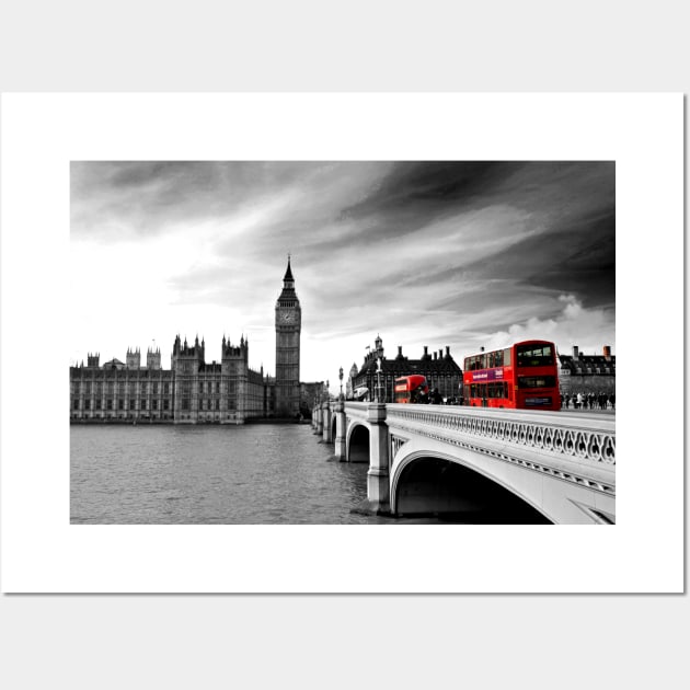 Big Ben Queen Elizabeth Tower Westminster Bridge Wall Art by AndyEvansPhotos